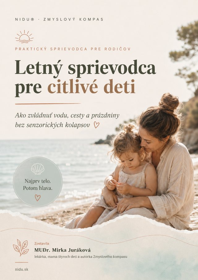 Letný sprievodca pre citlivé deti — titulka